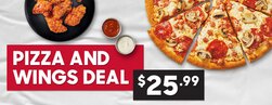$25.99 Pizza And Wings Deal!