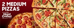 Two Medium Pizzas Deal!