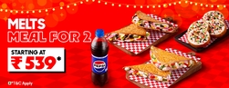 Melts 3 Course Meal for 2