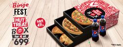 50% off on combination of 2 pizzas & 2 sides/drinks