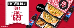 Funtastic Meal for 4 - Save Rs. 629