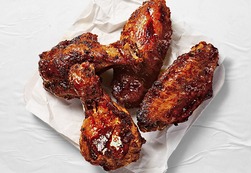 BBQ Baked Chicken Wings 4 Pcs