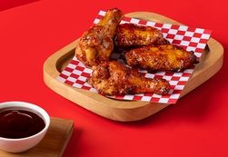 BBQ Baked Chicken Wings 4 Pc