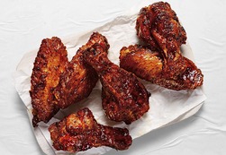 BBQ Baked Chicken Wings 6 Pcs
