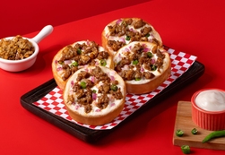 Masala Keema Garlic Bread