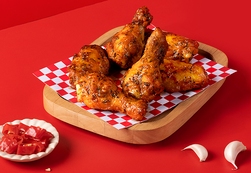 Spicy Baked Chicken Wings 6 Pc
