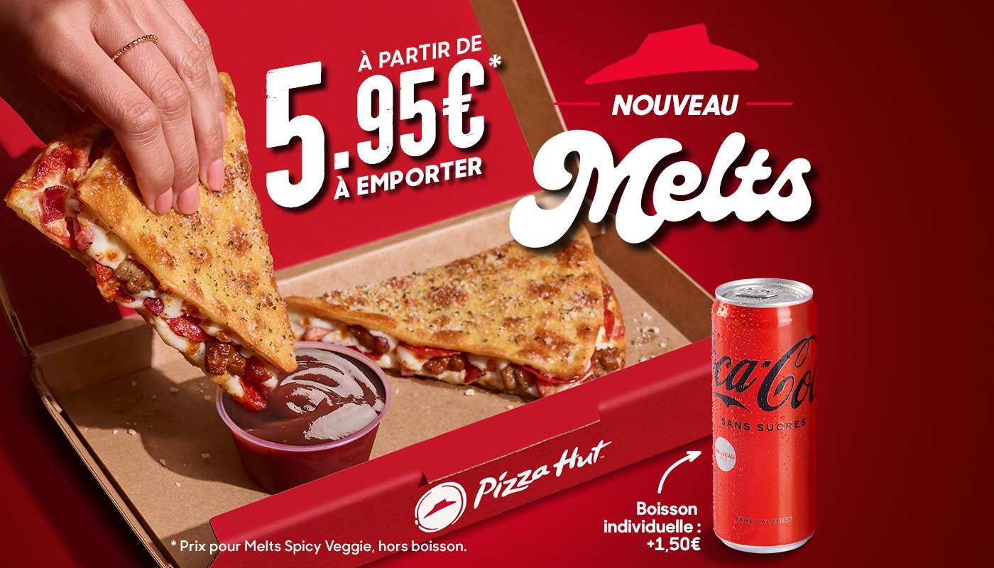 Melts + Boisson à 1,5€
