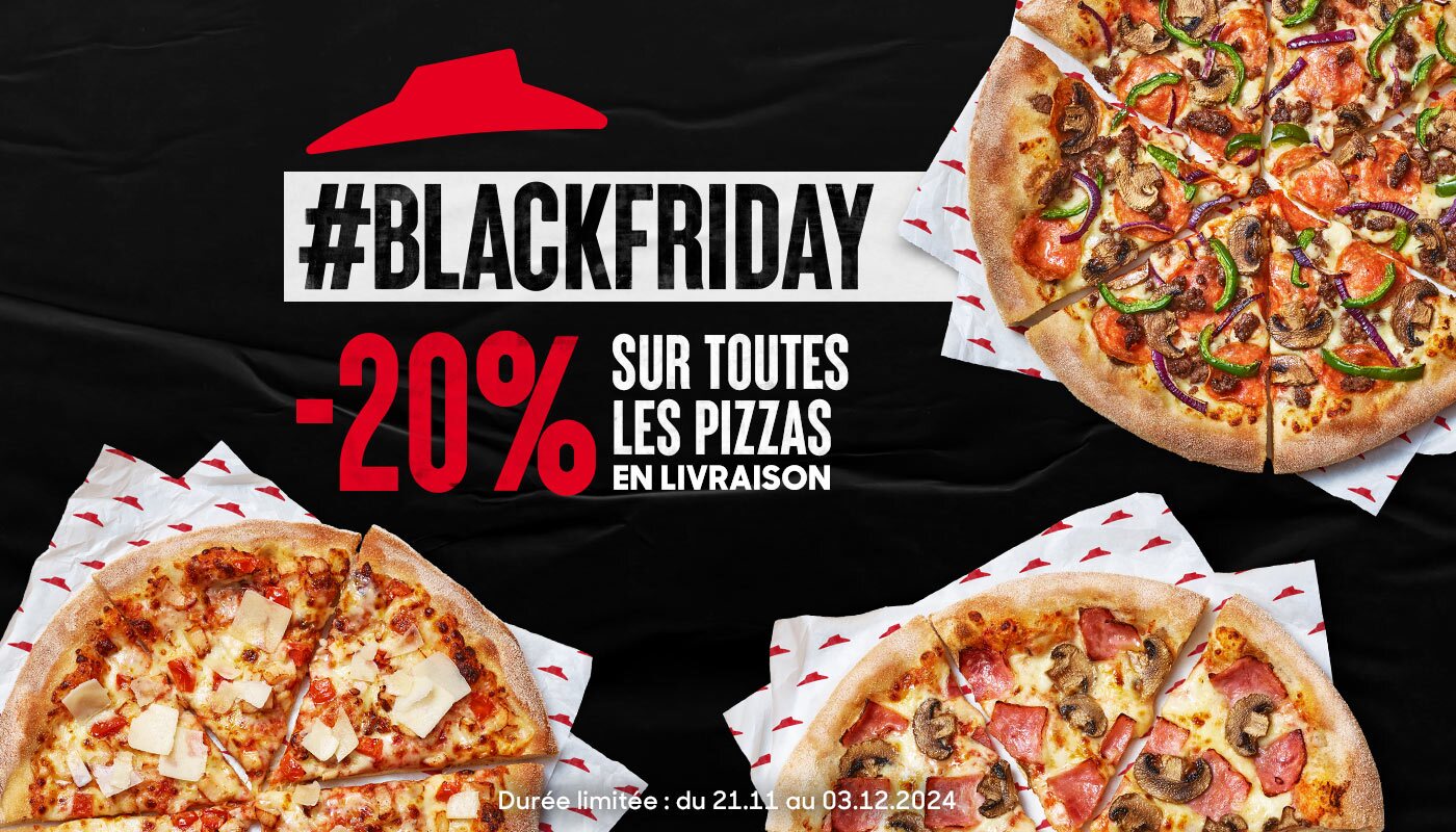 -20% sur toutes les pizzas