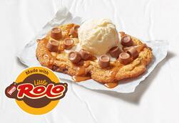 Loaded cookie dough made with ROLO®